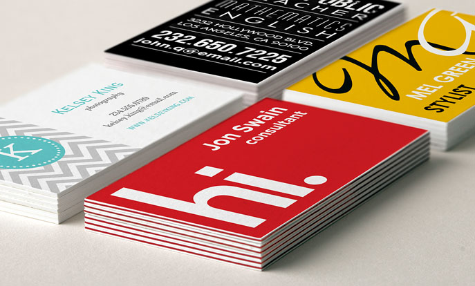 Two by Three Inch Business Cards