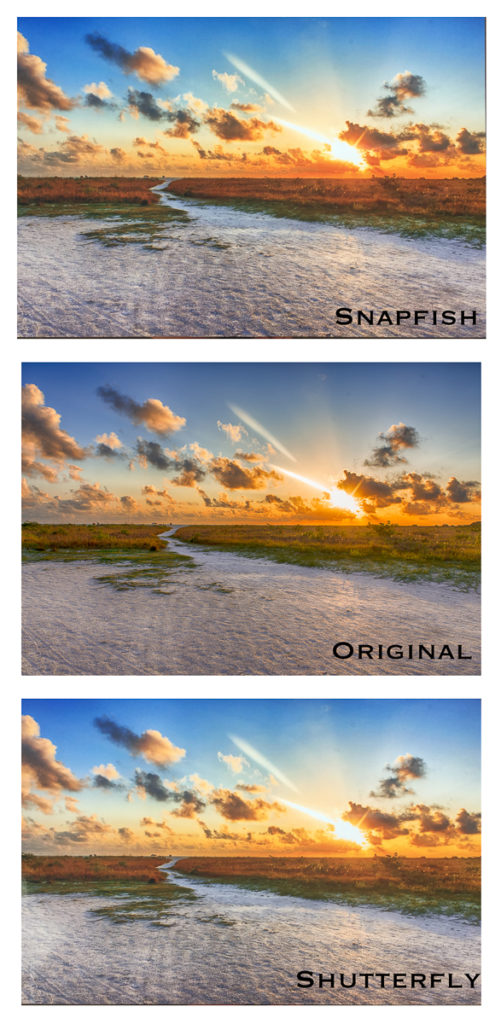 snapfish vs shutterfly for landscape image